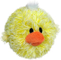 PetLou D.O.G'Z 4-inch EZ Squeaky Chick Dog Plush Toy,Durable Squeaks Bouncy Ball Dog Toy