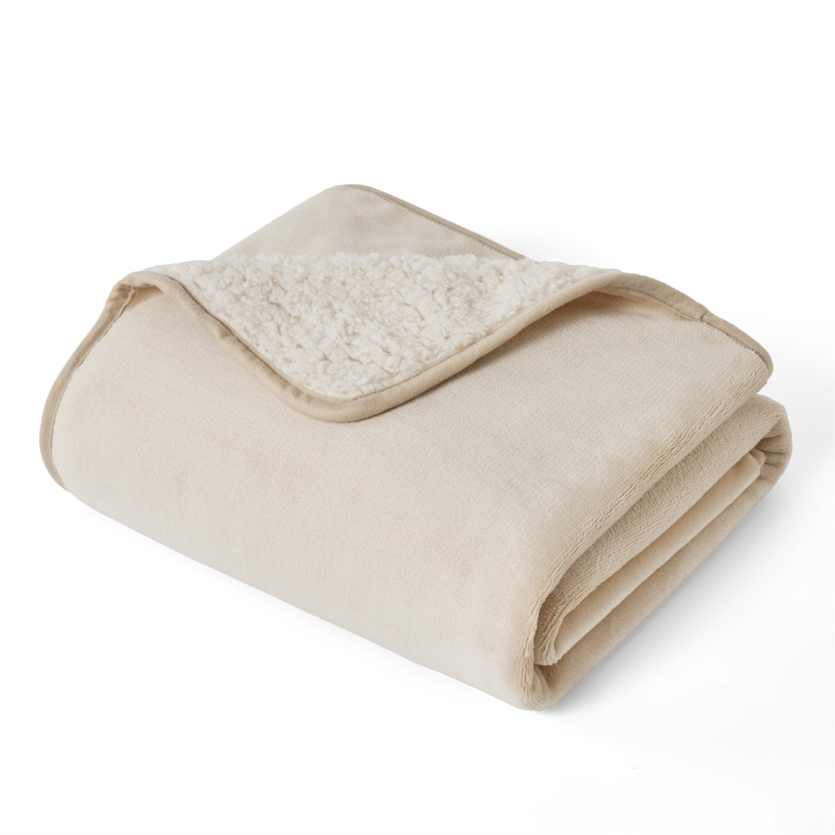 Bedsure Waterproof Blanket for Bed Soft Sherpa Fleece Throw,King 108"x86"