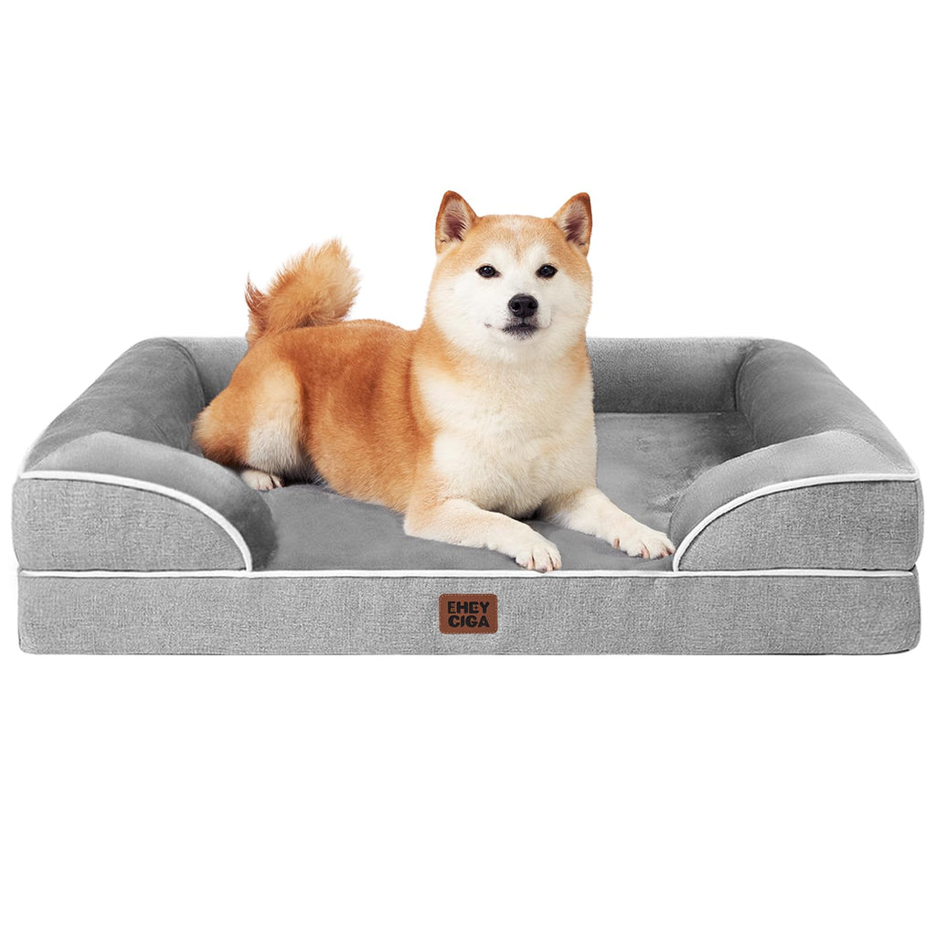 EHEYCIGA Orthopedic Dog Beds Large Sized Dog, Waterproof Washable Pet Bed