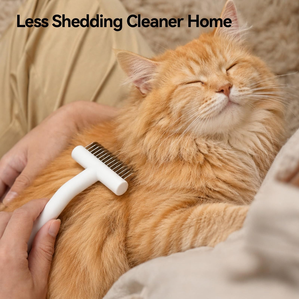 aumuca Undercoat Rake for Dogs, Deshedding & Dematting Comb for Cats, Horse