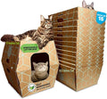 Tallest Disposable Cat Litter Box 15 Trays 2 Trays Litter Box Low Entry Original Patented Indentical Design19 Lx17 Wx8.5 17 in. Closed Box. Woman Lifelong Cat Care Sassy Uses Daily 14 yrs Made-US