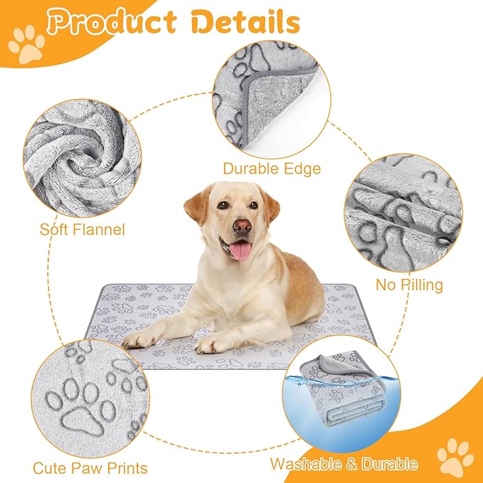 Okxiri Dog Blankets for Small, Medium Dogs, Puppy Blanket Washable, Dogs Essentials for Puppies, Cat (1, 32" x 24")