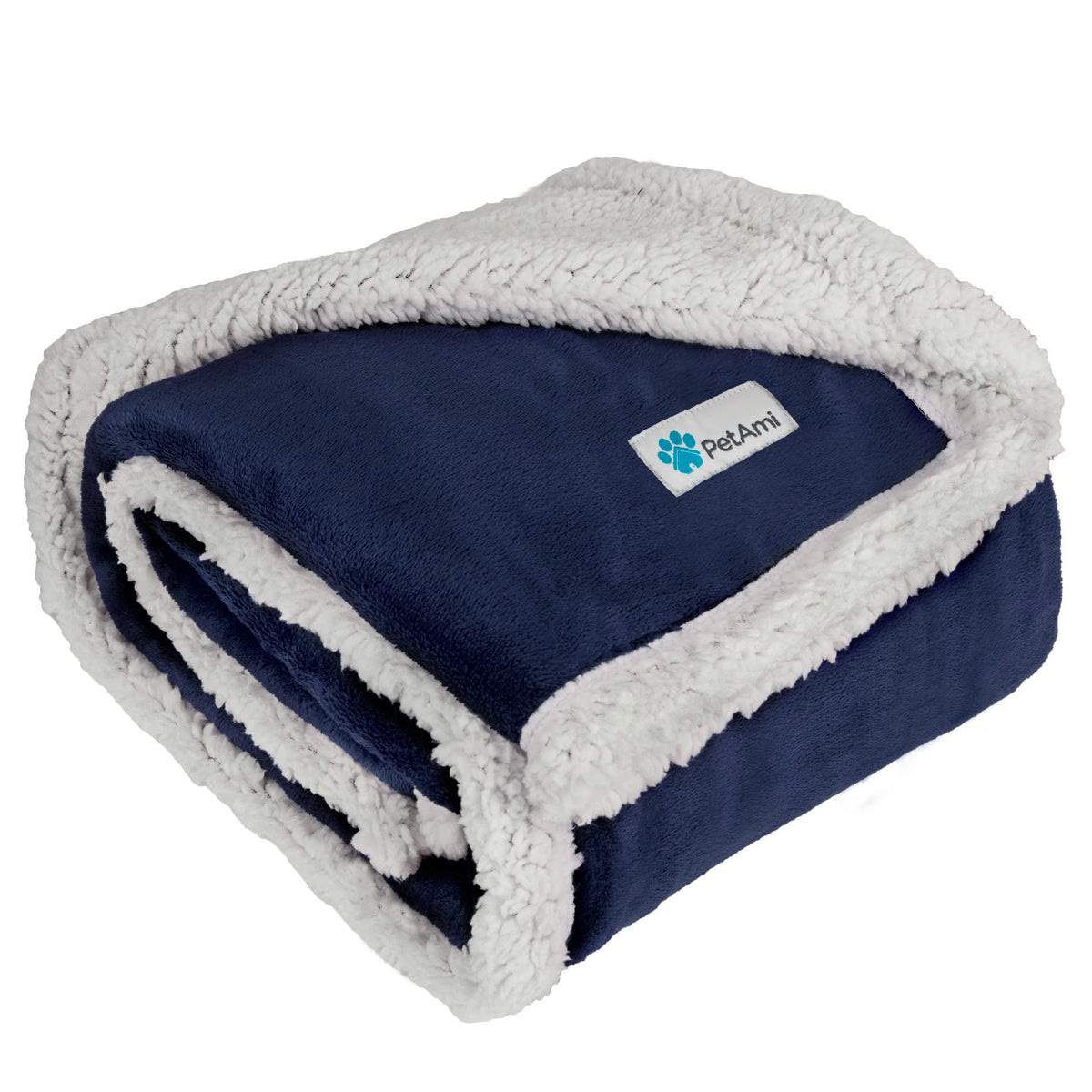 PetAmi Dog Blanket for Medium Small Pet Cat Puppy Kitten, 60x40 Solid Brown