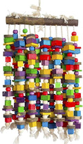 Extra Large Bird Parrot Chewing Toy-Natural Wooden Bird Block Tearing Toys