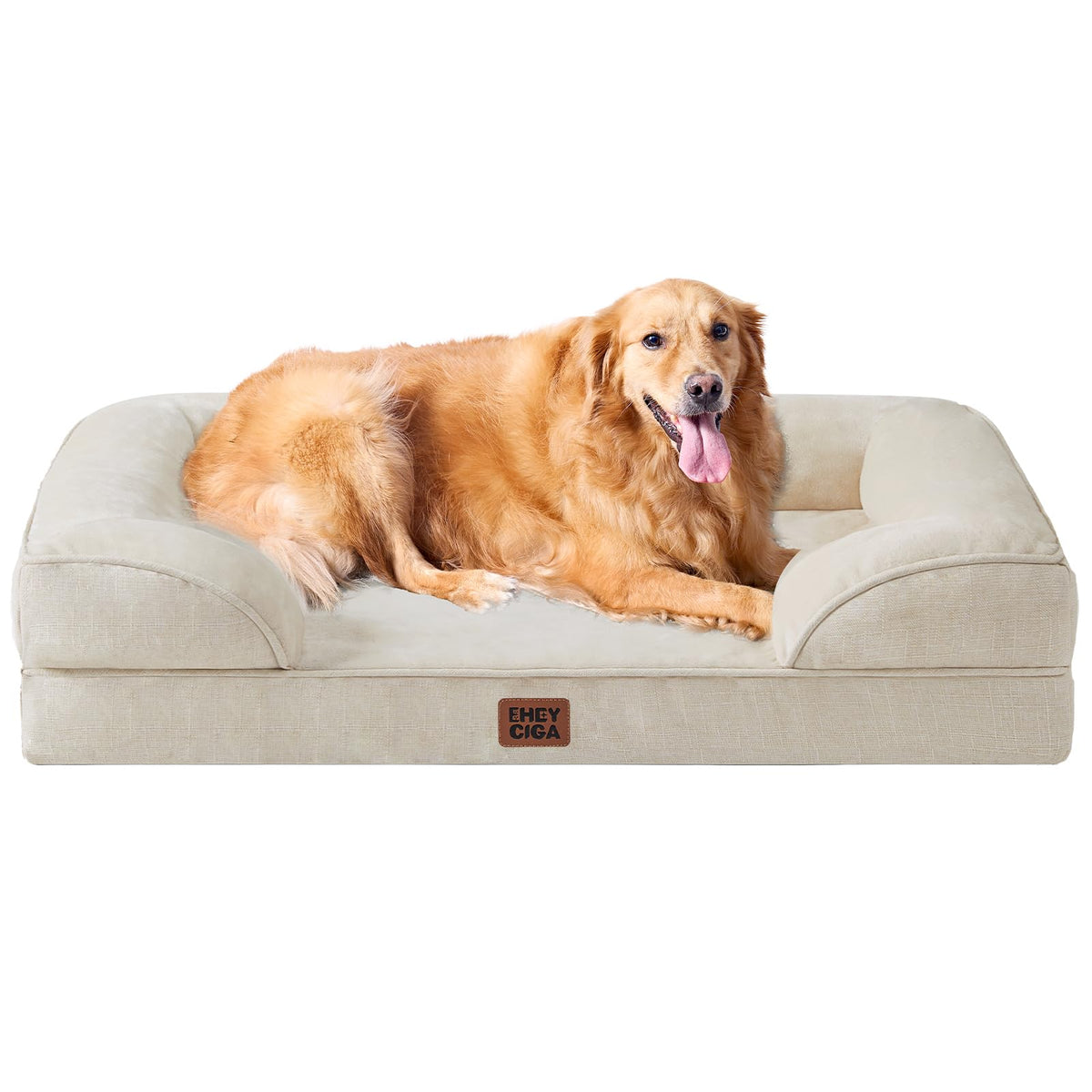 EHEYCIGA Orthopedic Extra Large Dog Bed, Waterproof Washable XL Pet Bed 44"