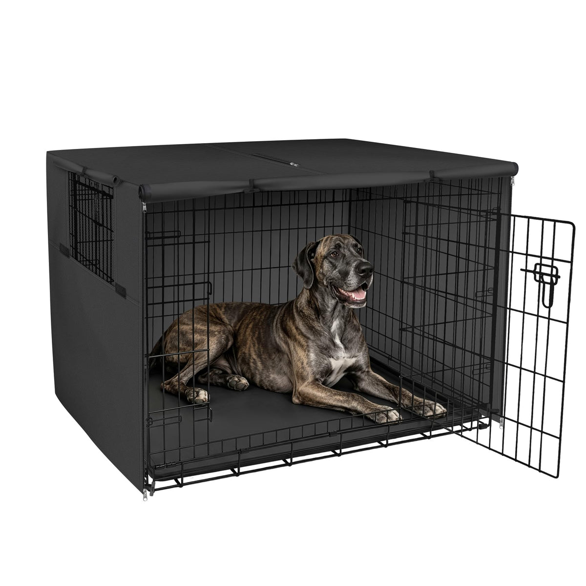 Explore Land Dog Crate Cover, 36 inches, Grey
