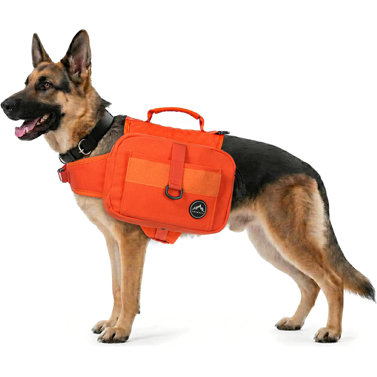 Himal Outdoors Dog Backpack & Saddle Bag, Tactical Hiking Backpack Black
