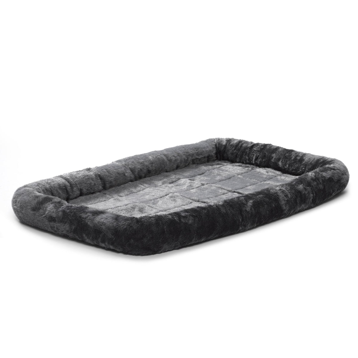 MidWest Homes for Pets QuietTime XXS Dog Bed - White Fleece Bolster, Ultra-Soft and Machine Washable, Fits 18-Inch Crates and Carriers, for Small Dogs and Cats
