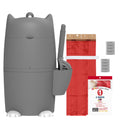 Red Rocket Kitty Twist'R Plus Cat Litter Disposal System, Litter Trash Can