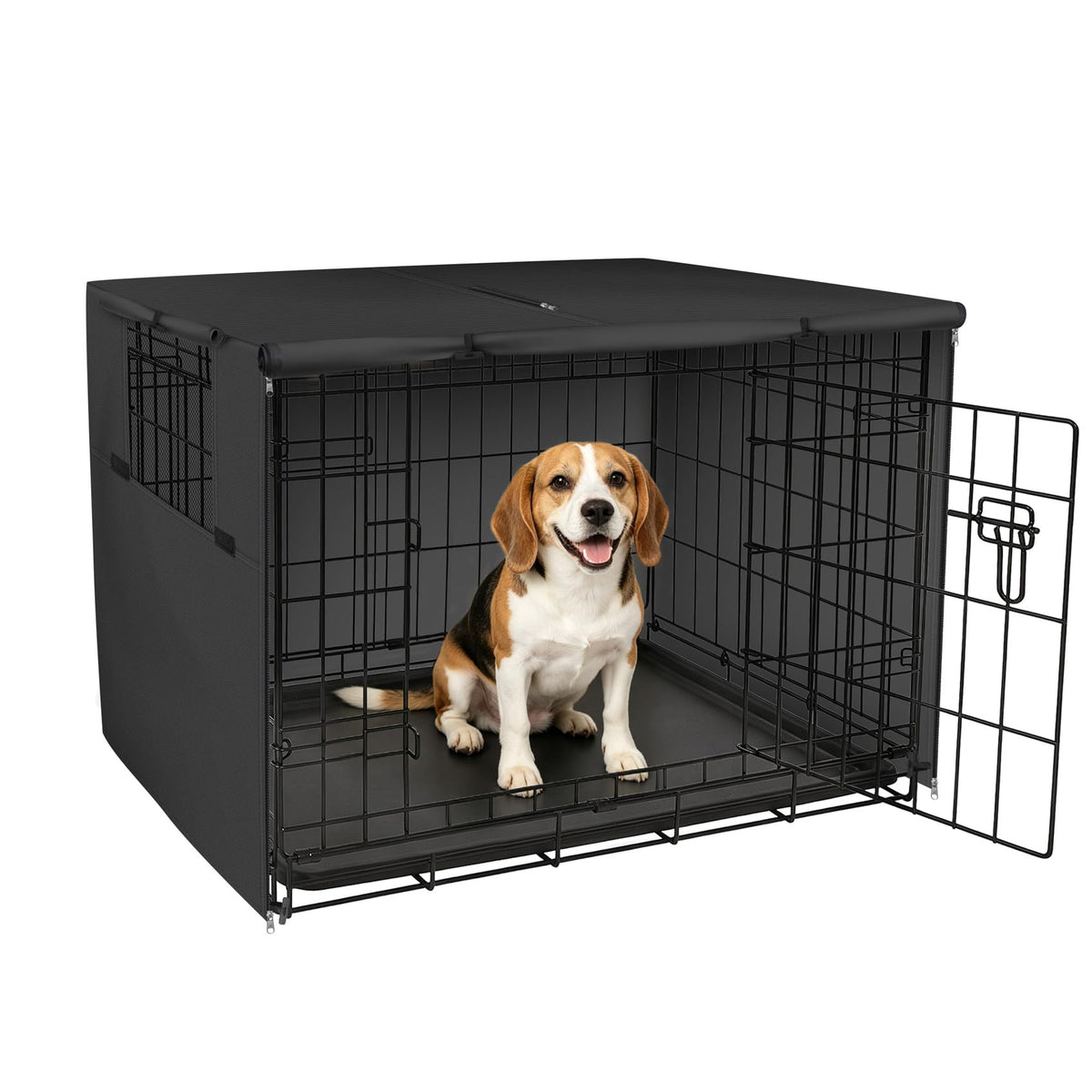 Explore Land Dog Crate Cover, 36 inches, Grey
