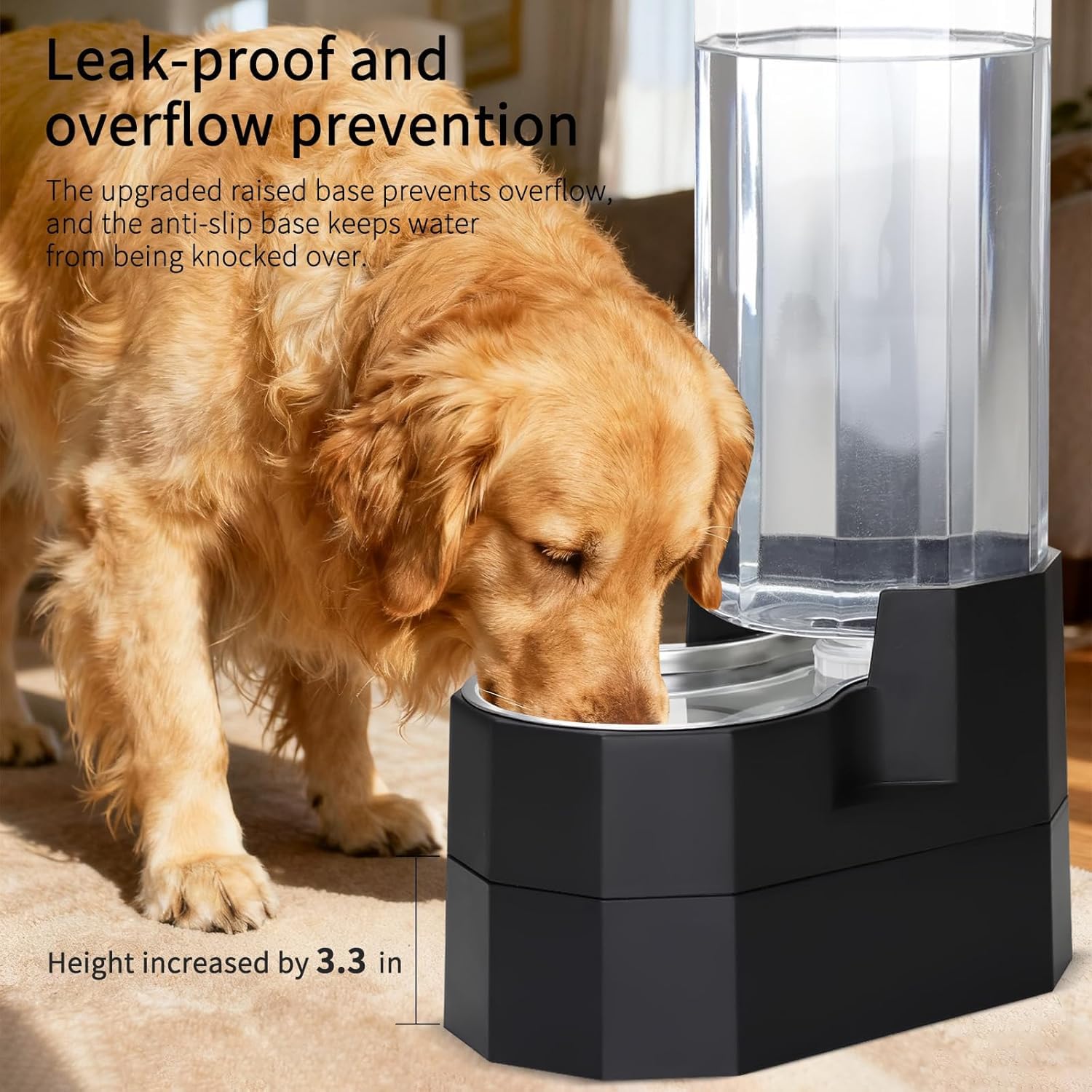 Sfozstra 9L Elevated Dog Water Dispenser: Senior Dog Friendly