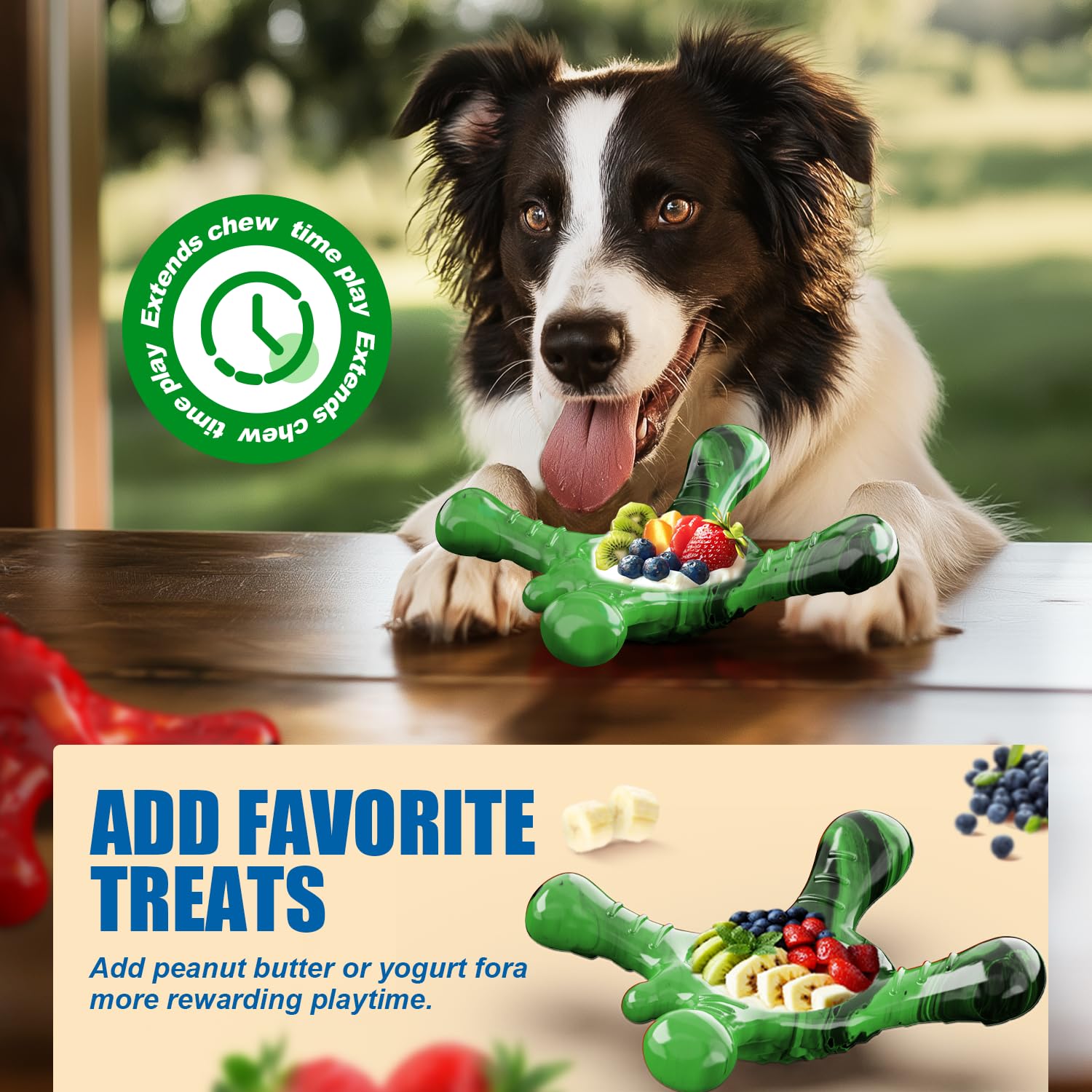 Ouilter Dog Toys for Small Dogs, Nylon Indestructible Dog Toy for Small Dogs, Hedgehog Puppy Chew Toys with Bacon Flavor,Long Lasting, Puppy Teething Toys, Green