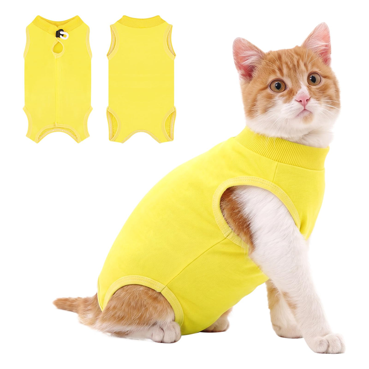 Coppthinktu Cat Recovery Suit Cat Onesie After Surgery for Abdominal Wounds