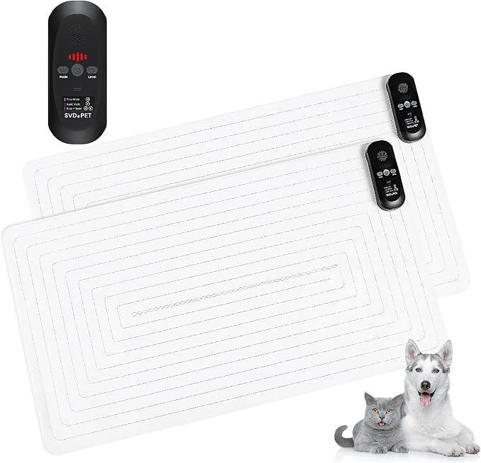 SVD.PET 2-Pack Scat Mat for Cats, Dog Shock Pet Training Mat