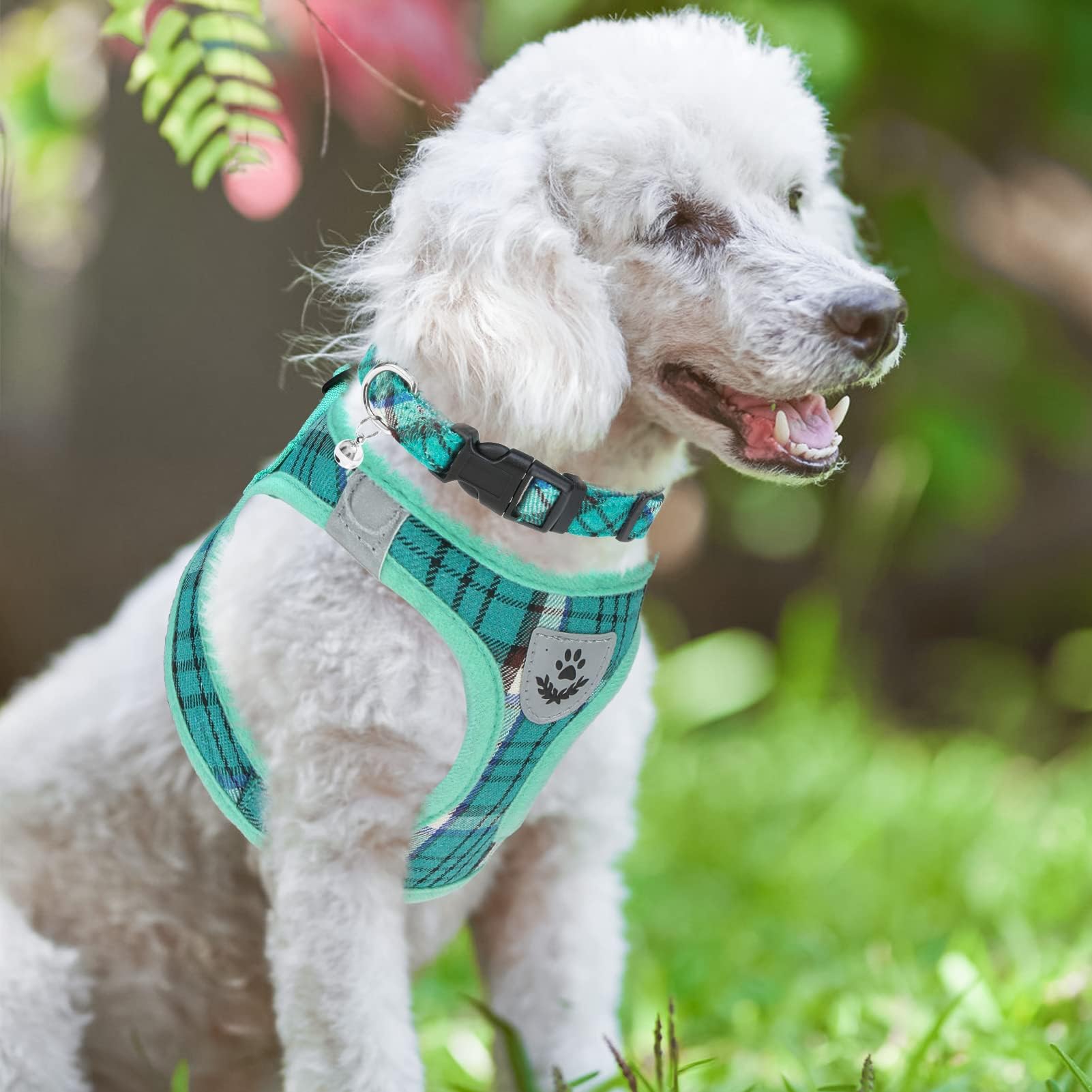 PUPTECK Dog Harness, Collar and Leash Set No Pull for Small Medium Sized