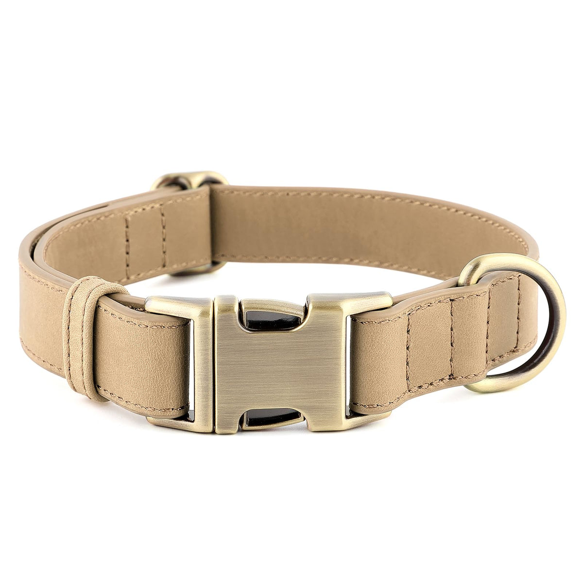 Plutus Pet Genuine Leather Dog Collar, Adjustable and Skin-Friendly