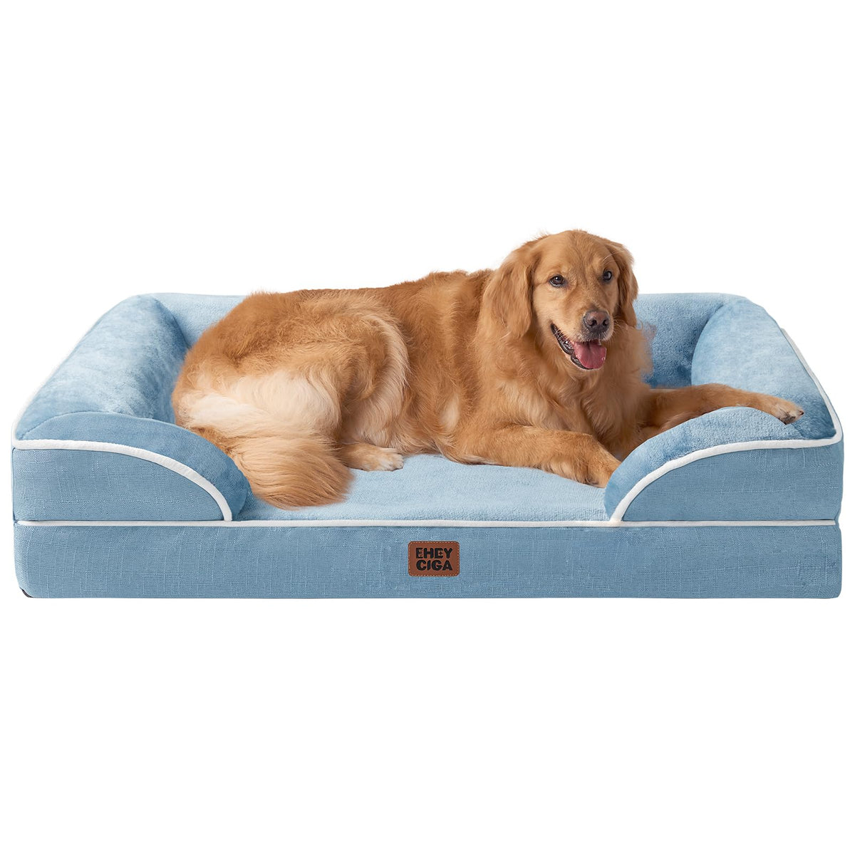 EHEYCIGA Orthopedic Extra Large Dog Bed, Waterproof Washable XL Pet Bed 44"