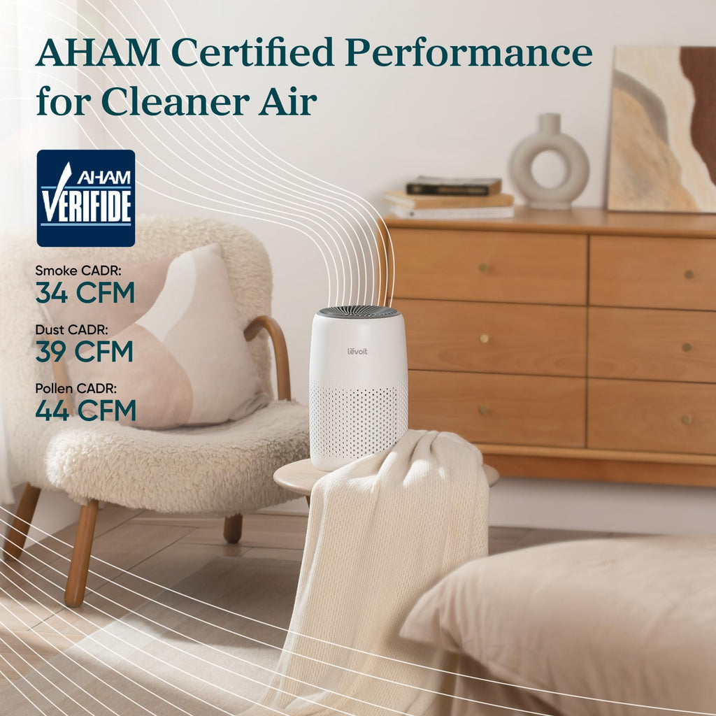 Levoit Air Purifiers for Bedroom Home Pets Dorm Room, Small Air Purifiers