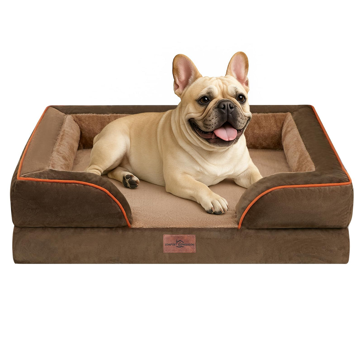 Comfort Expression Waterproof Orthopedic Dog Bed for Medium Size Dog