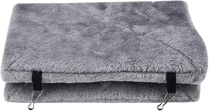 Warm Bird Nest House, Bird Bed for Cage Accessories, Parakeet Toys Hammock, Plush Parrot Hanging Hut Tent for Conure Cockatiel Lovebird Cockatoo