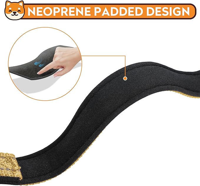 PWOD Reflective Dog Collar, Adjustable Soft Neoprene Padded Nylon Pet Collars with Buckle for Puppy and Small Dogs, Cats, Khaki,XS