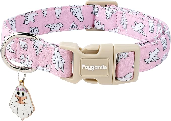 Faygarsle Blueberry Pattern Dog Collar for for Summer Small Medium Large Dogs Light Blue, M