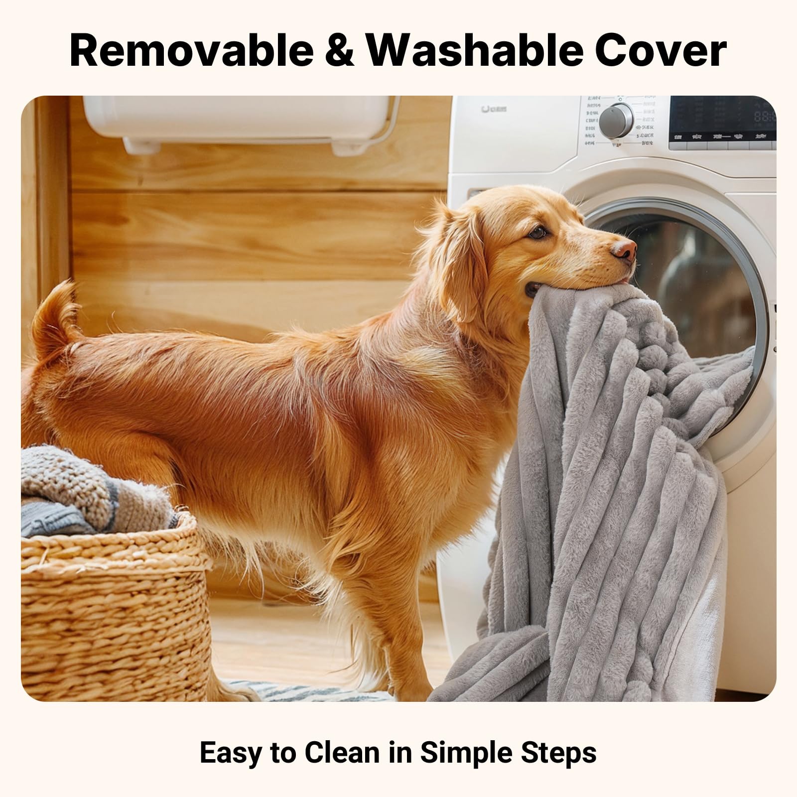 Veehoo Orthopedic Dog Bed for Senior Dog, 7" XL Memory Foam Bed with Sides