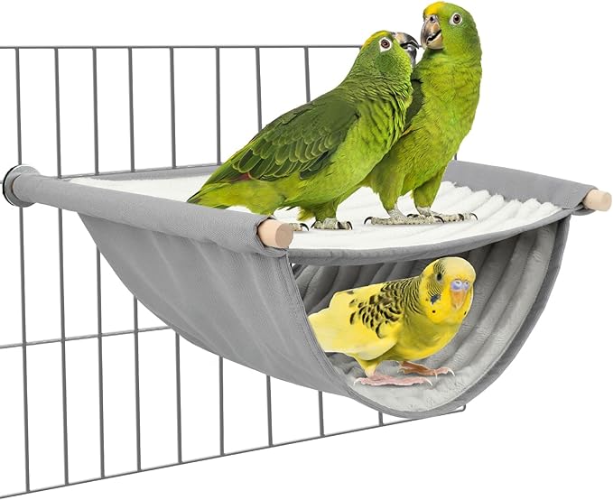 BWOGUE Bird Nest Bed Hanging Hammock, Parakeet Bed for Cage, Cockatiel Bed
