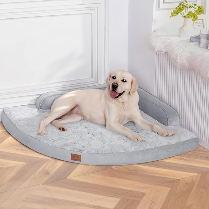 MEKIY Jumbo Orthopedic Waterproof Dog Bed with Sides for Extra Large Dogs