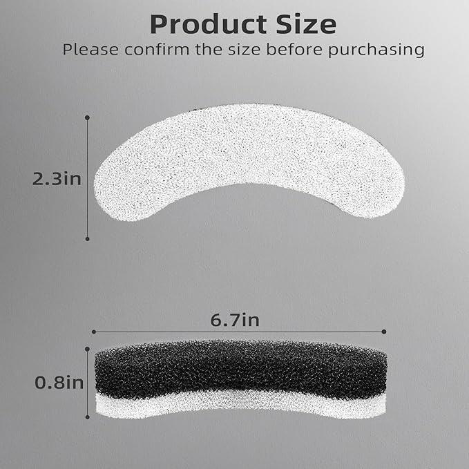Cat Water Fountain Filter Pet Drinking Fountain Filter, Compatible with DF10 & DF30 Automatic Pet Water Dispenser Filter Replacement, Triple Filtration Pet Fountain Filters (8 Filters)