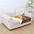 hyha Waterproof Reversible Dog Blanket, Pet Blanket for Sofa Couch