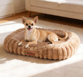 KISIMUY Orthopedic Dog Bed, Washable Soft Furry Pet Bed & Anti-Slip Bottom