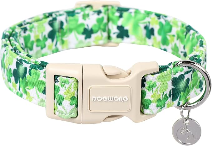 DOGWONG Fall Dog Collar, Orange Checkered Dog Collar Adjustable Soft Cute Pet Dog Collars Cute Plaid Puppy Necklace for Small Medium Large Dogs — X-Small (Pack of 1)