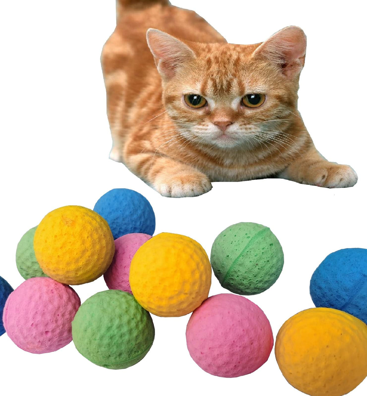 Cat Foam Ball Cat Sponge Ball Toy Soccer Toy