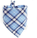 Dog Bandana(Coastal Blue Tartan S)