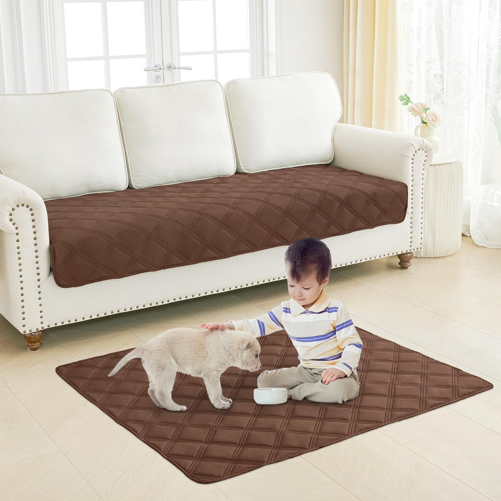 Smiry Waterproof Dog Bed Cover, Reversible Pet Blanket for Sofa Couch