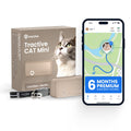 Tractive Smart Cat GPS Tracker with Free 6 Month Subscription | Real-Time Location & Wellness Monitoring for Cats 6.5 lbs+ | Territory & Location History | Up to 5-Day Battery (Dark Blue)