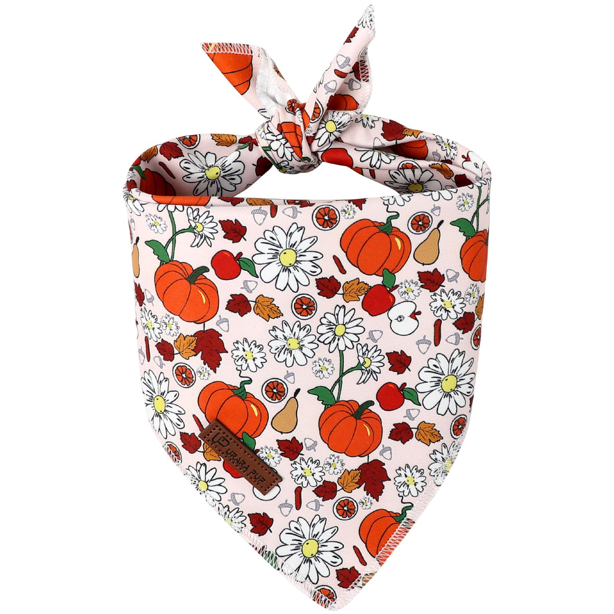 UP URARA PUP Valentine Dog Bandana - Pink Heart Triangle Bib Scarf for Small Medium Pets, Cotton Kerchief for Girl Boy Dogs or Cats, Red Puppy Bandana