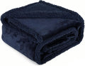 ZAKAPAWS Waterproof Dog Blanket for Large Dogs - Reversible Washable Pet Blanket, Soft Sherpa Fleece Furniture Protector, Cat Throw Bed Couch, Cream, 60"x80"