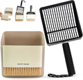 Accesfire Cat Litter Scoop with Holder, Stainless Steel, Non-Slip Handle