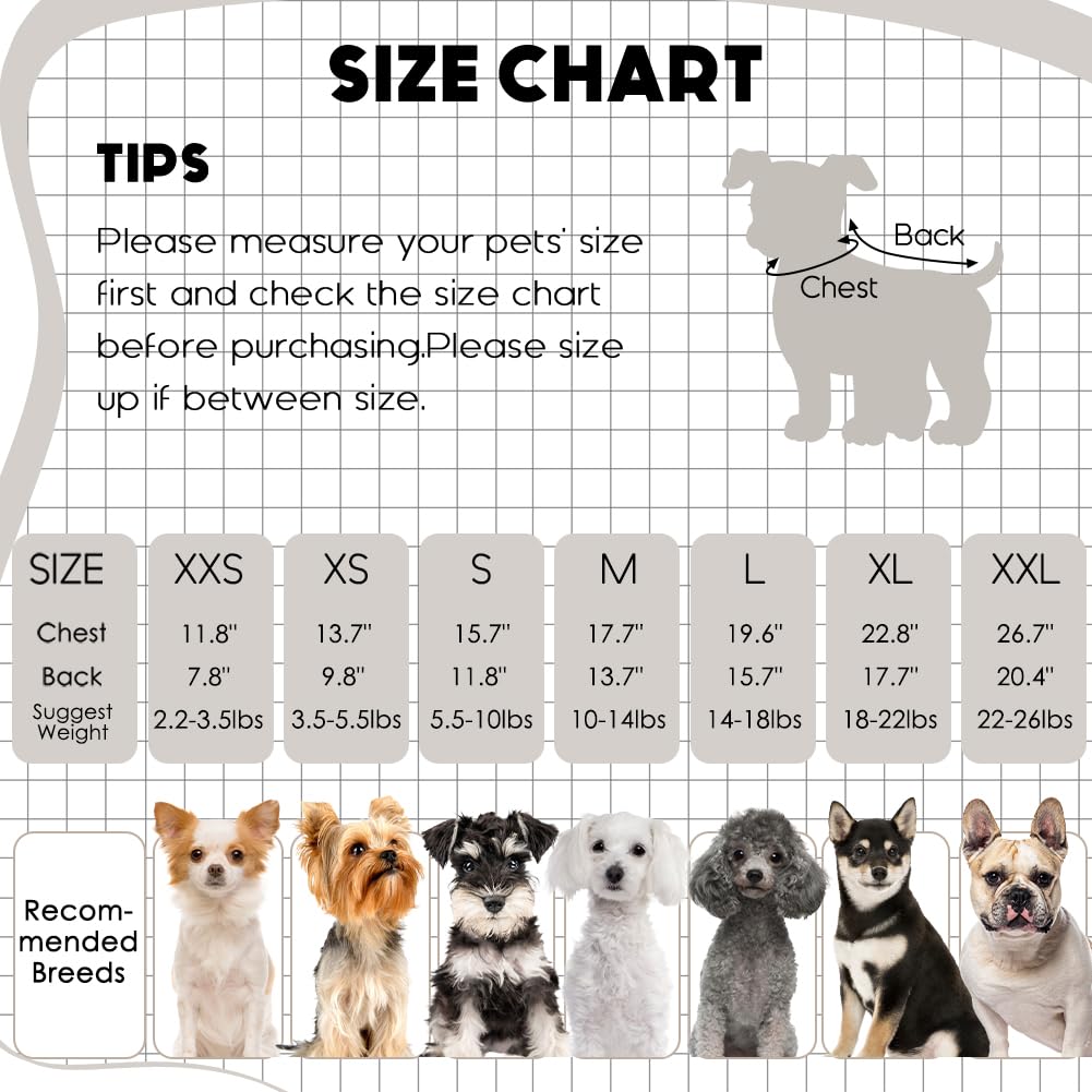 1 Pack Dog Sweaters for Small Dogs Girl Boy Winter Fleece Clothes Warm Soft Dog Sweatshirt Outfit for Dogs Cats Pet Apparel