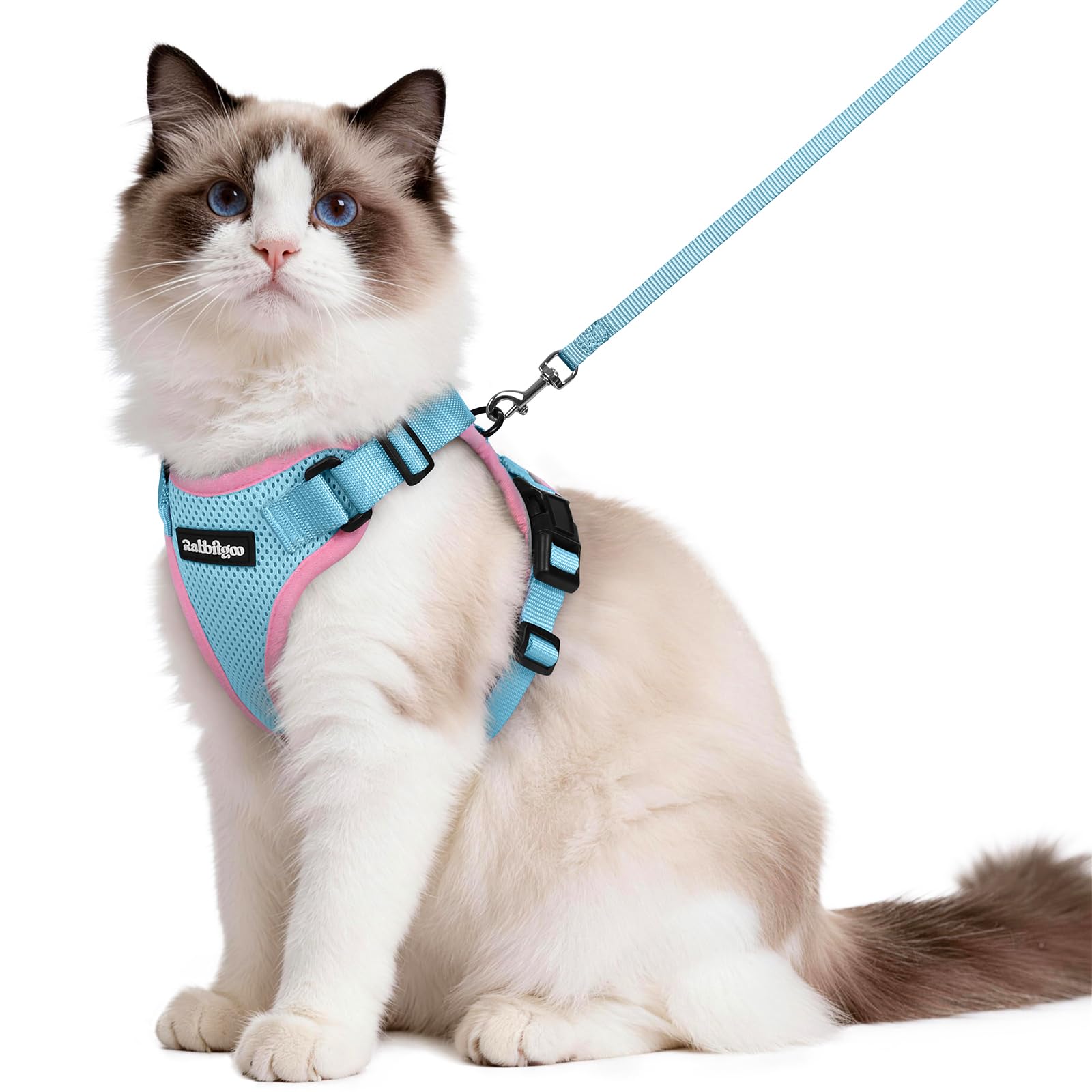 rabbitgoo Cat Harness and Leash Set, Escape Proof Vest, Emerald