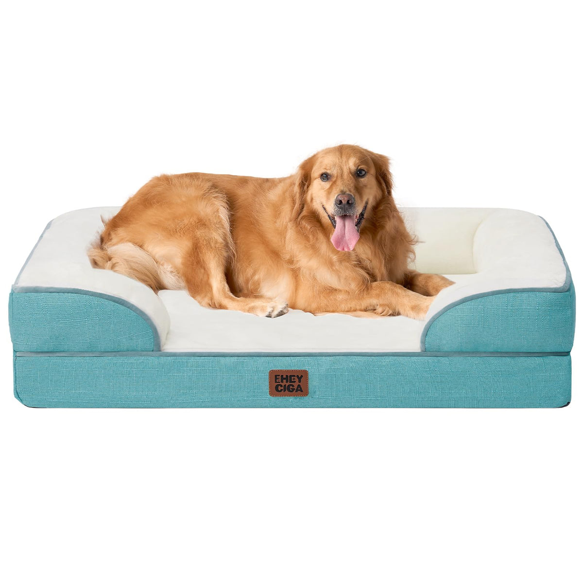 EHEYCIGA Orthopedic Extra Large Dog Bed, Waterproof Washable XL Pet Bed 44"