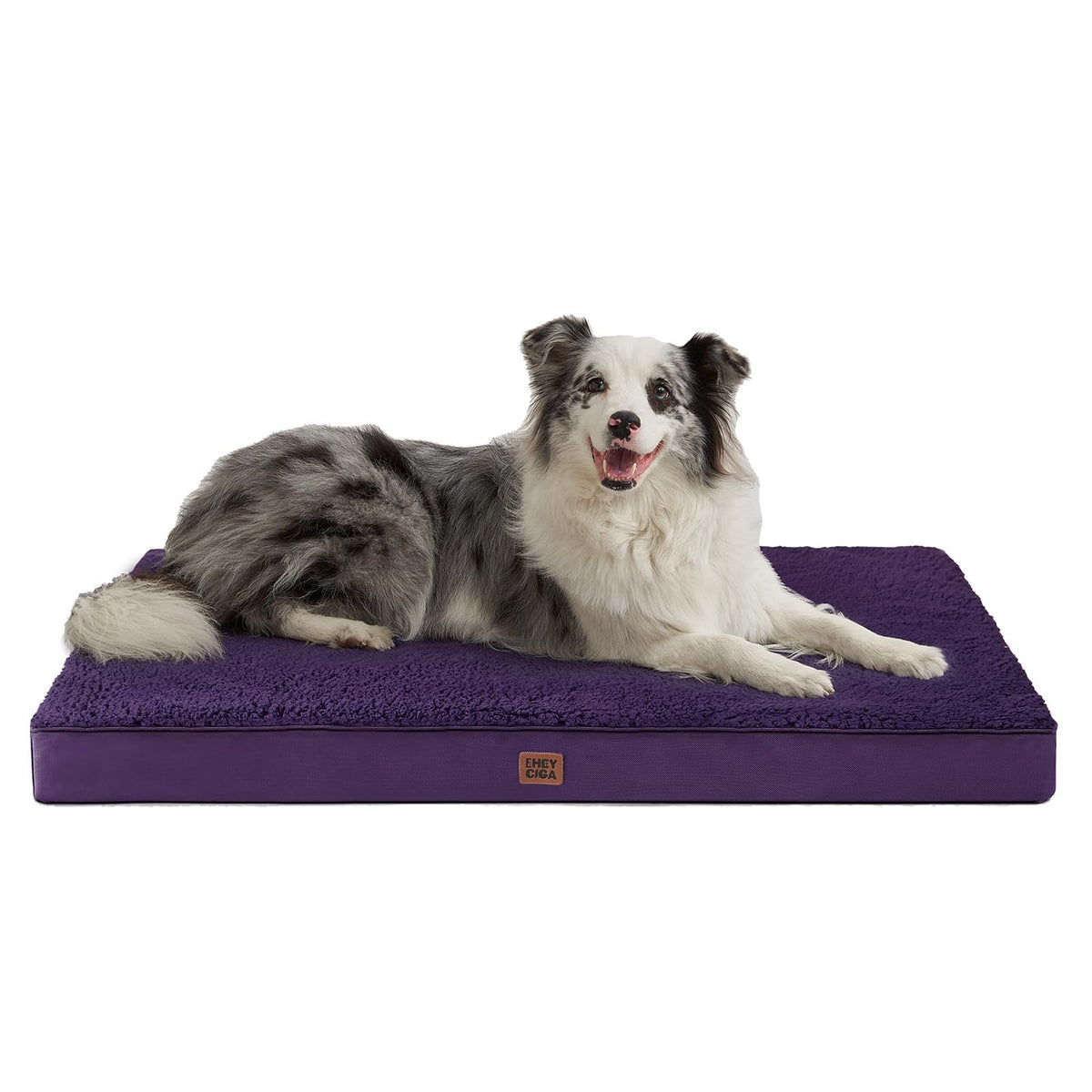 EHEYCIGA Orthopedic Dog Bed Large with Removable Washable Cover, 41IN Beige