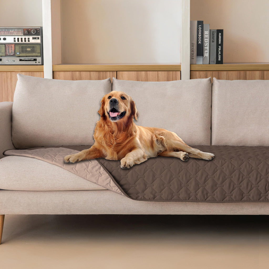 gogobunny 3X Stronger Waterproof Pet Blanket, Scratch Proof Furniture Protector for Dogs Cats, Reversible Cover 82x120 Inch — 30x80 Inch (Pack of 1)