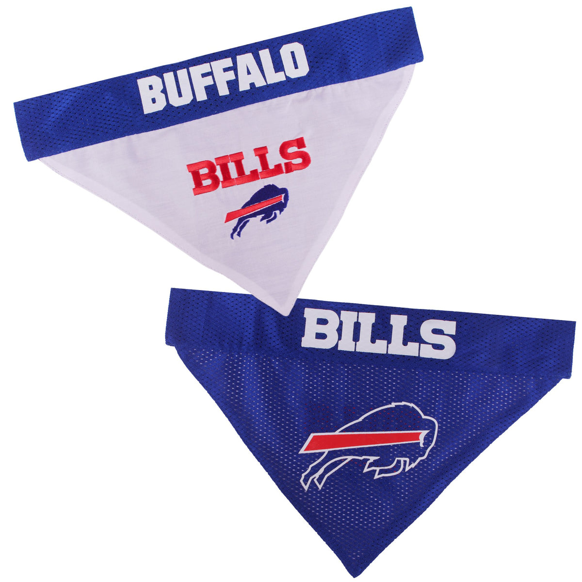 Pets First NFL DOG BANDANA - BALTIMORE RAVENS REVERSIBLE PET BANDANA. 2 Sided Sports Bandana with a PREMIUM Embroidery TEAM LOGO, Large/X-Large. - 2 Sizes & 32 NFL Teams available