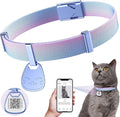 Cat Collar with QR Code Name Tag, Breakaway Kitten Collar