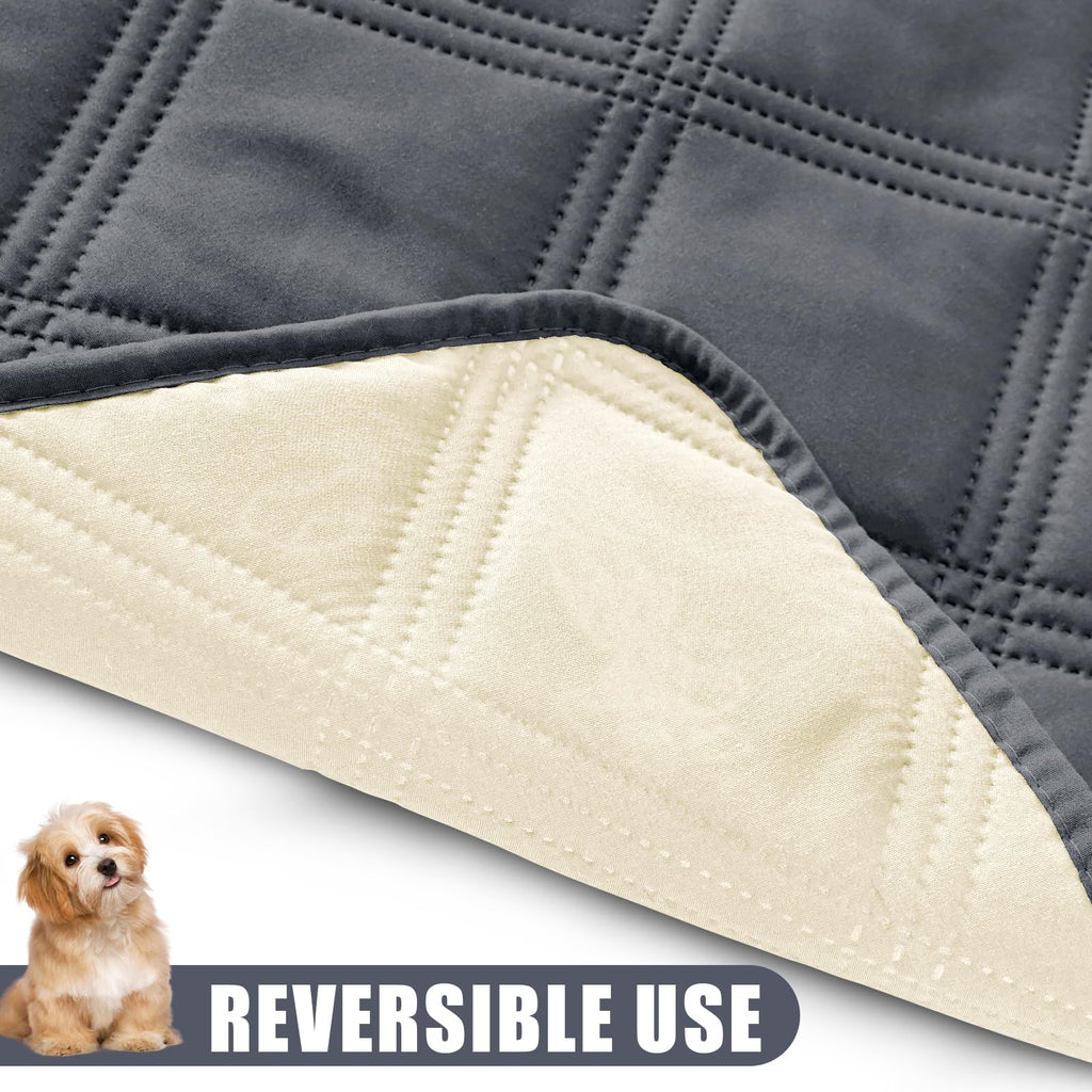 Smiry Waterproof Dog Bed Cover, Reversible Pet Blanket for Sofa Couch