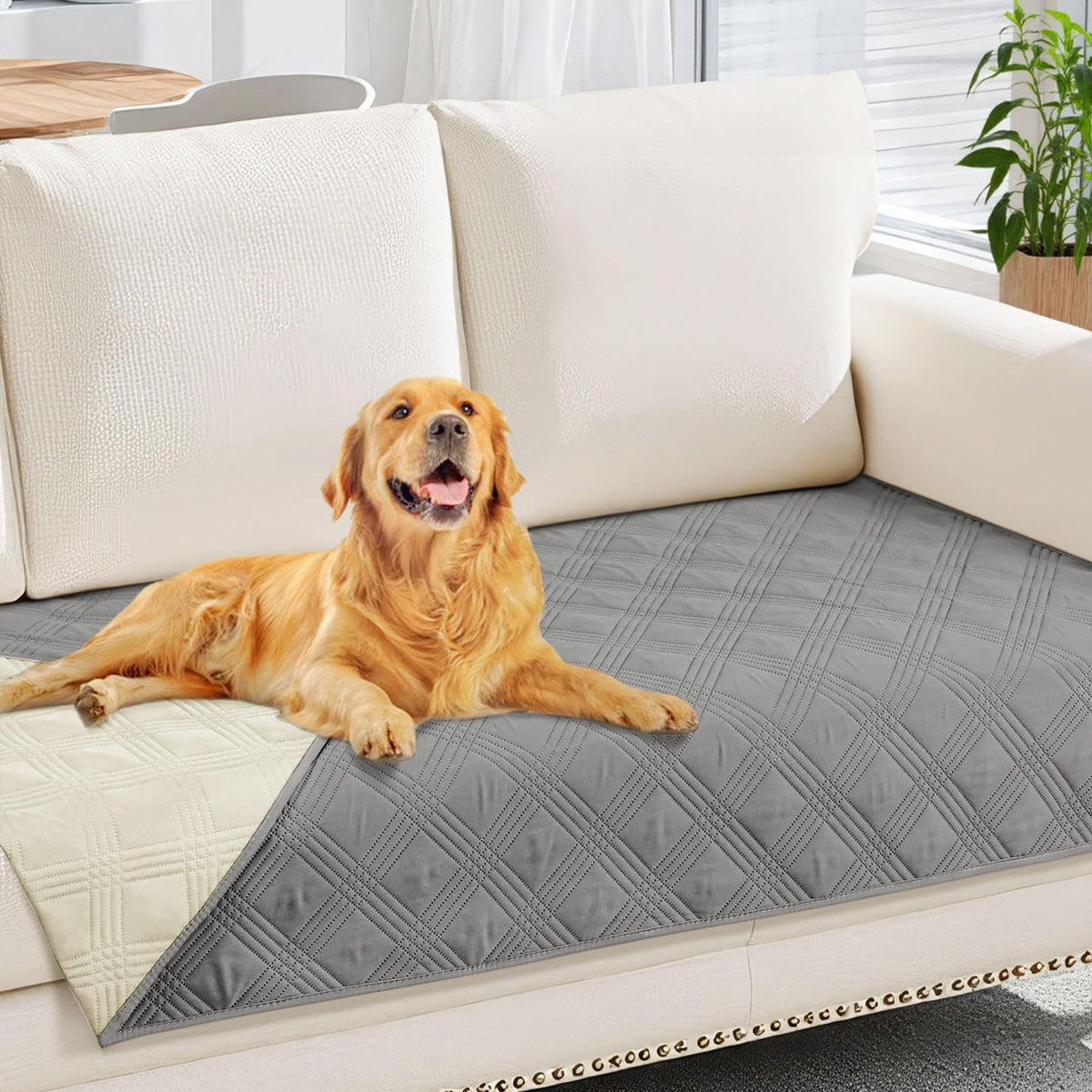hyha Waterproof Dog Bed Blanket - Soft Pet Blanket & Sofa Cover for Dogs