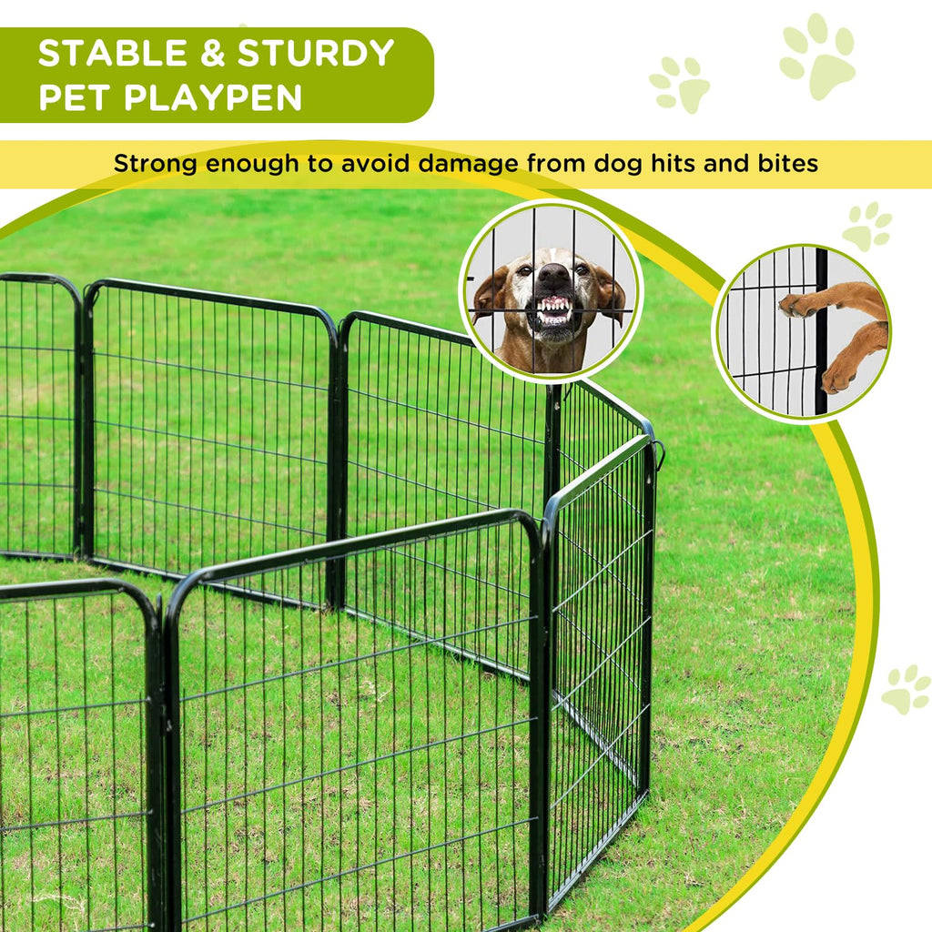 BestPet | Dog Playpen Extender | 24", 4 Panels | Expandable Design
